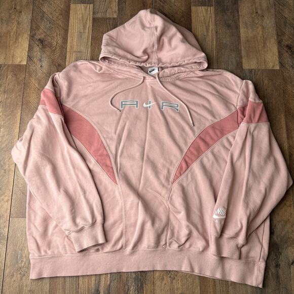 Nike Air Hoodie Women's Size 2X Pink Athletic Training Fitness‎ Oversized 5614 - Picture 1 of 13